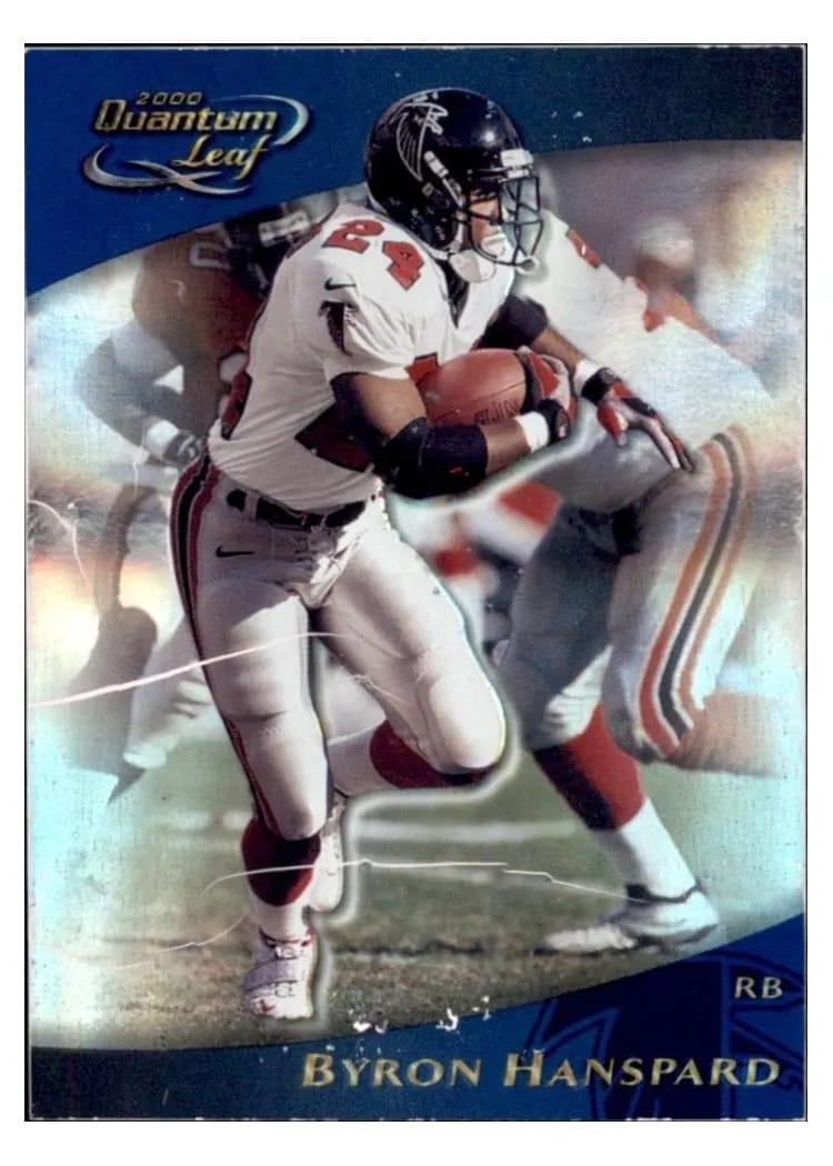2000 Quantum Leaf Byron Hanspard #14 card