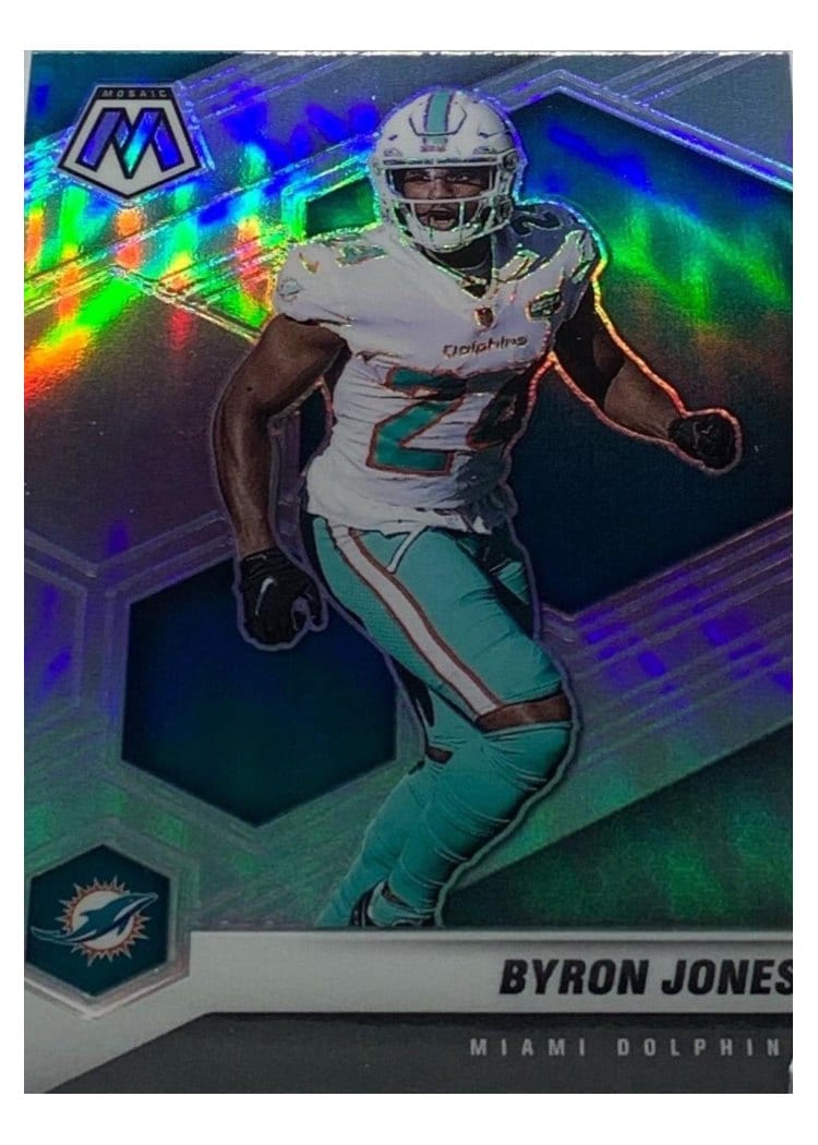 2021 Panini Mosaic Base Set Byron Jones #127 card