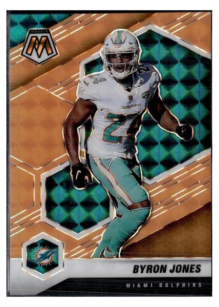 2021 Panini Mosaic Base Set Byron Jones #127 card