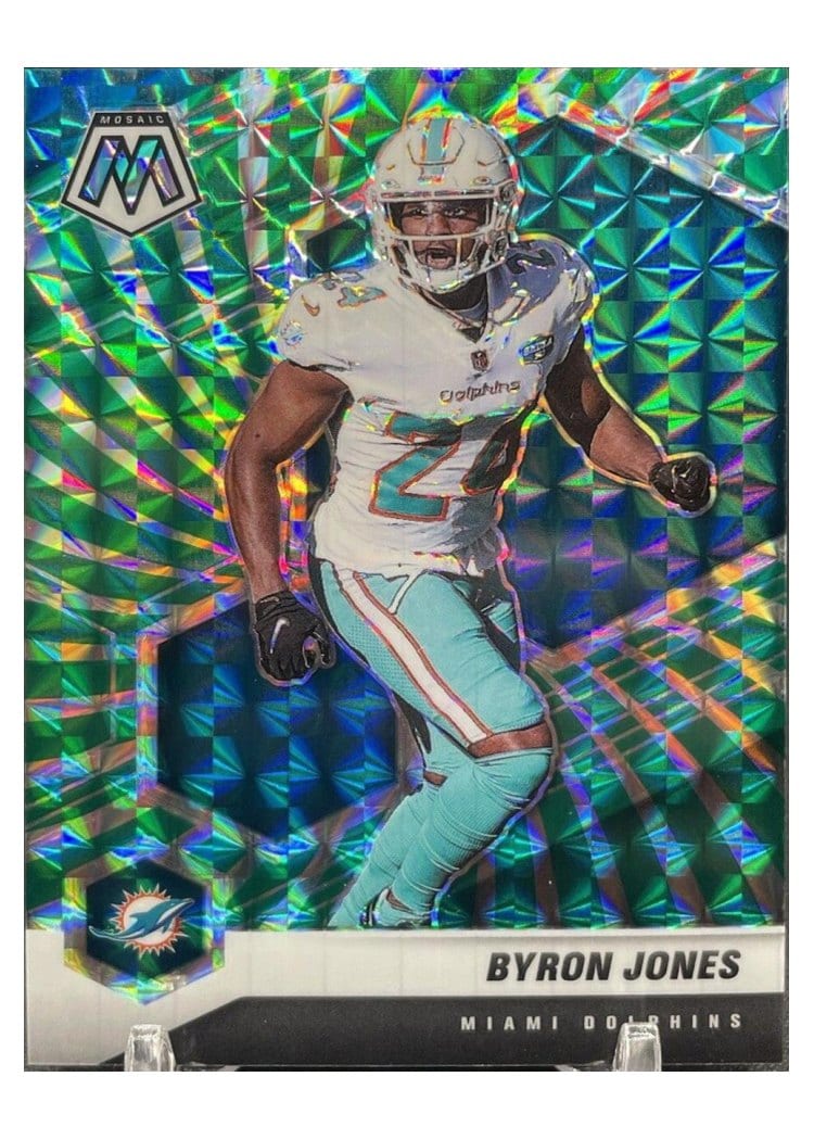 2021 Panini Mosaic Base Set Byron Jones #127 card