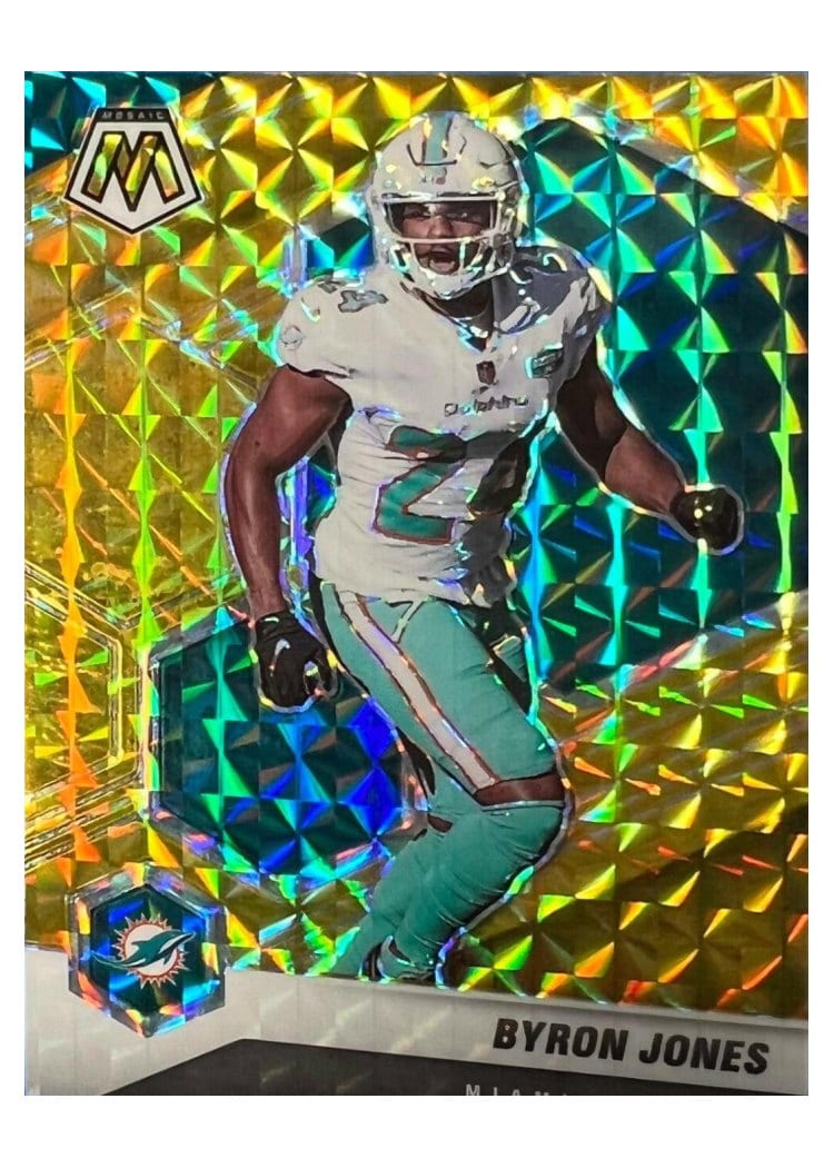 2021 Panini Mosaic Base Set Byron Jones #127 card