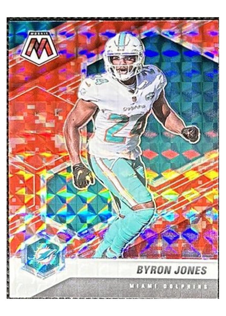 2021 Panini Mosaic Base Set Byron Jones #127 card