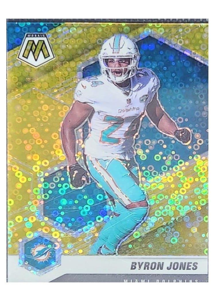2021 Panini Mosaic Base Set Byron Jones #127 card
