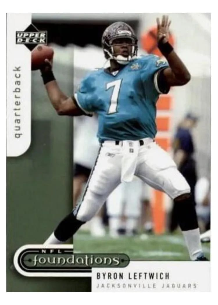 2005 Upper Deck Foundations Byron Leftwich #43 card