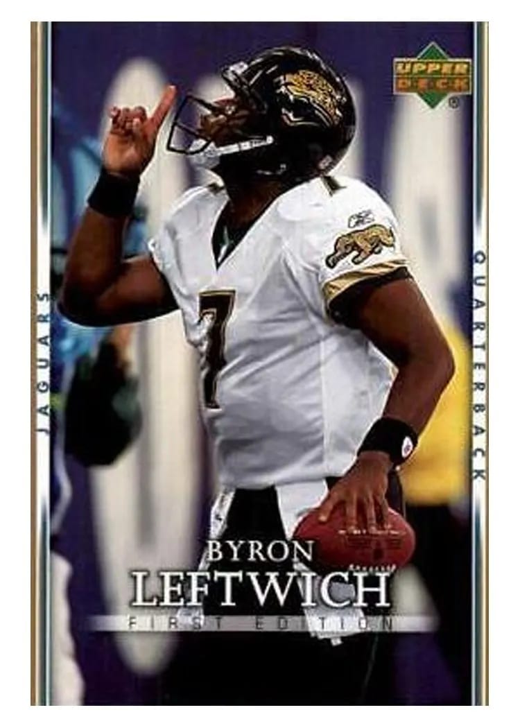 2007 Upper Deck First Edition Byron Leftwich #46 card