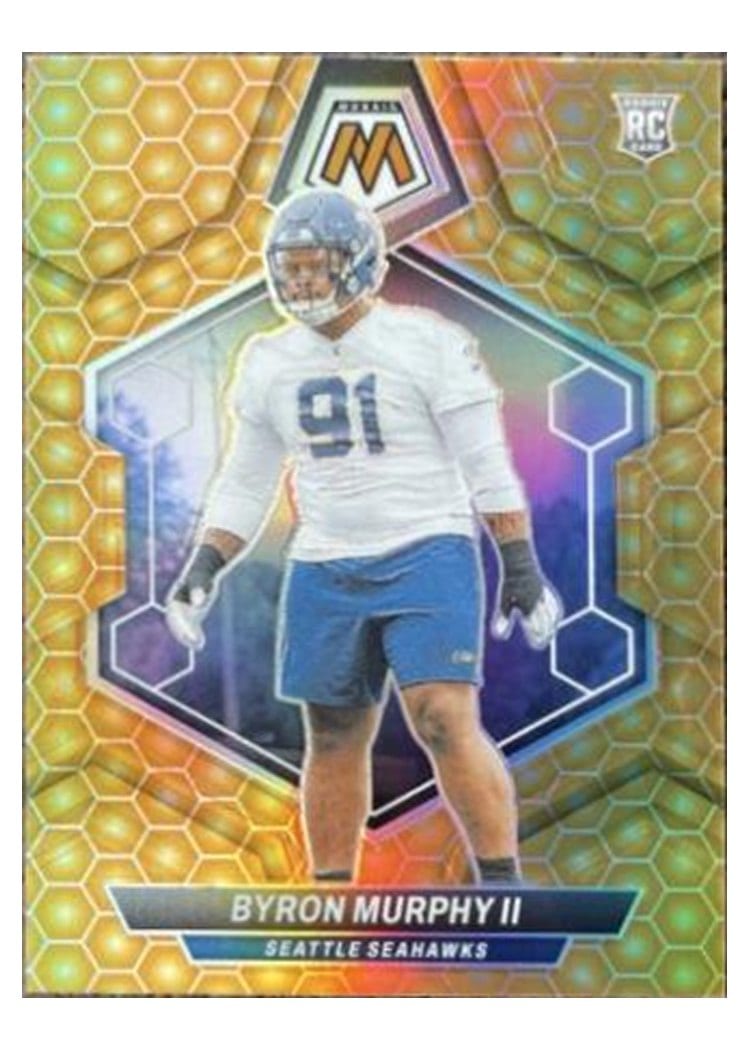 2024 Panini Mosaic Base Set Byron Murphy II Honeycomb #316 card
