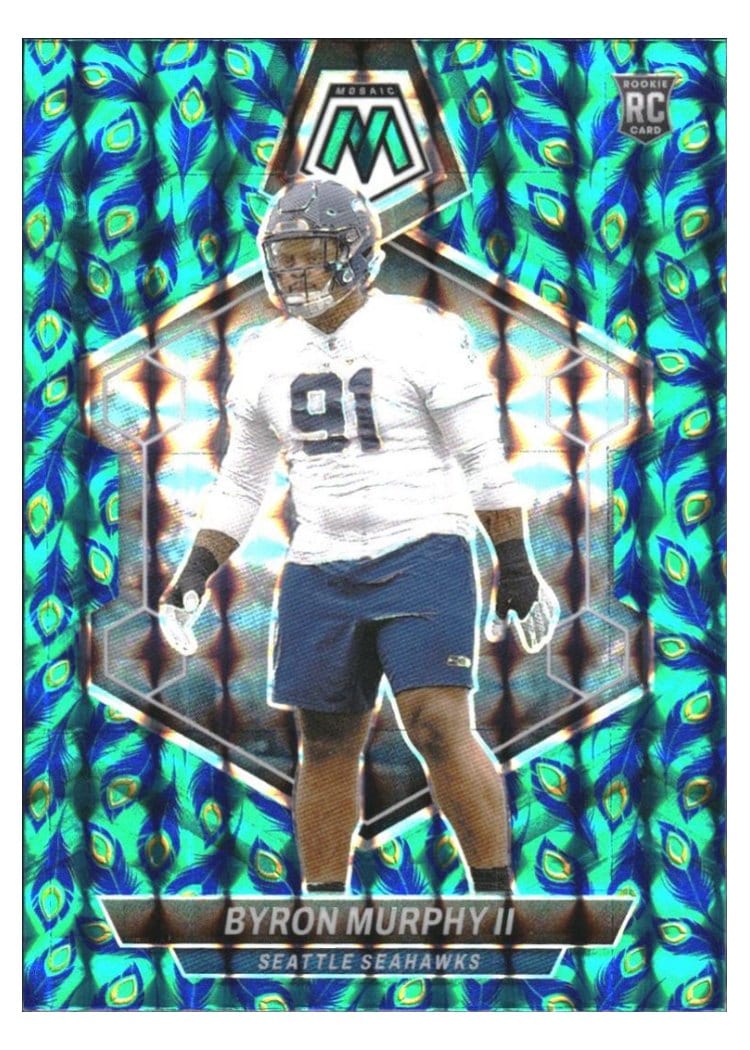 2024 Panini Mosaic Base Set Byron Murphy II Peacock Choice #316 card