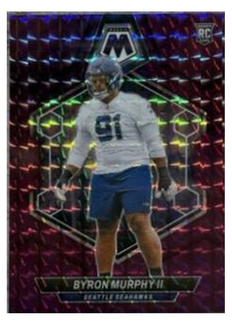 2024 Panini Mosaic Base Set Byron Murphy II Purple #316 card