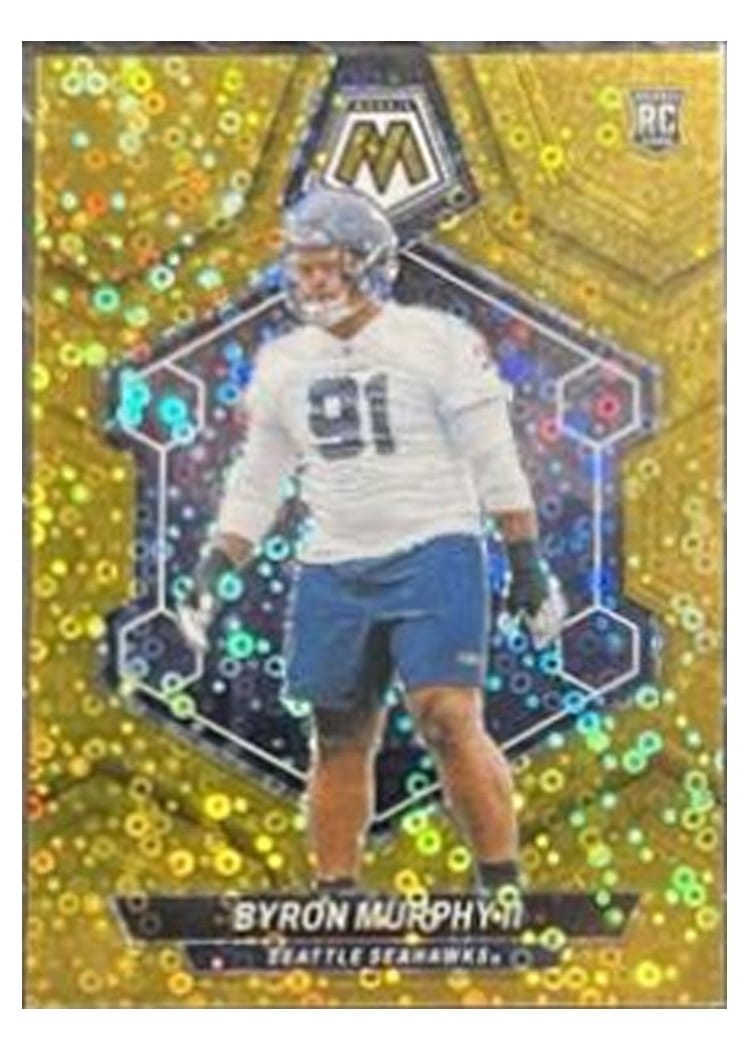2024 Panini Mosaic Base Set Byron Murphy II No Huddle Gold #316 card
