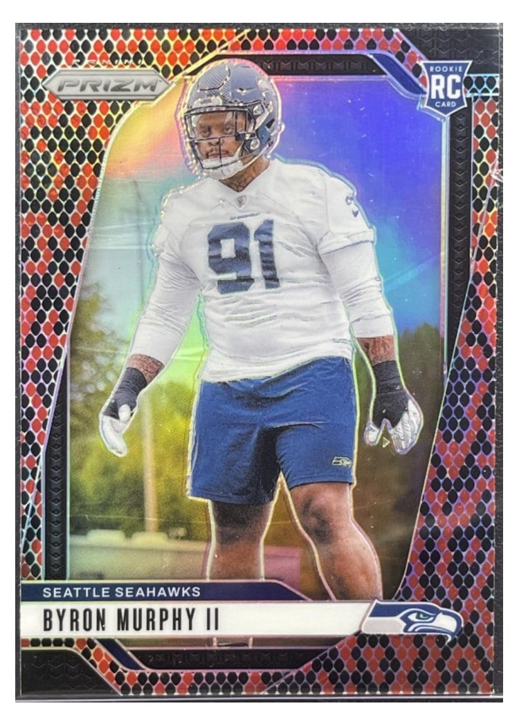 2024 Panini Prizm Base Set Byron Murphy II Snakeskin #317 card