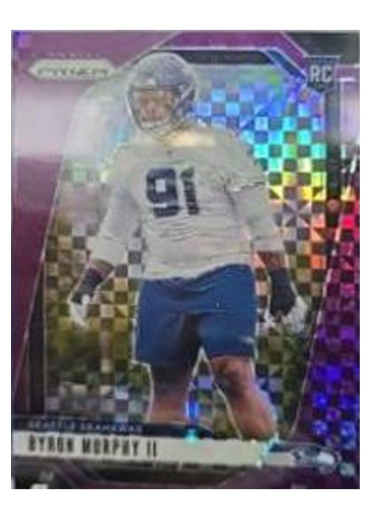 2024 Panini Prizm Base Set Byron Murphy II Purple Power #317 card