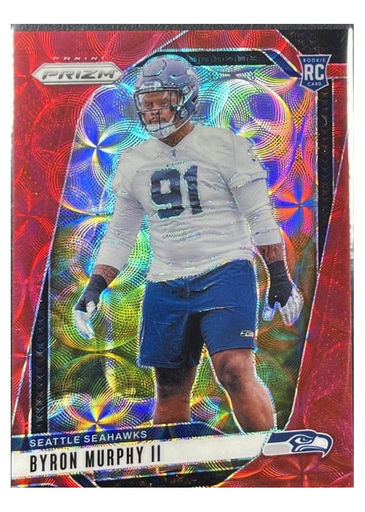 2024 Panini Prizm Base Set Byron Murphy II Choice Red #317 card