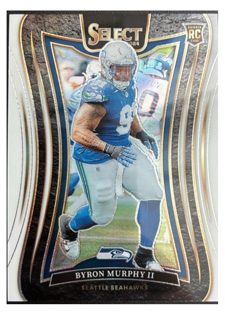 2024 Panini Select Base Set Byron Murphy II White Prizm #334 card