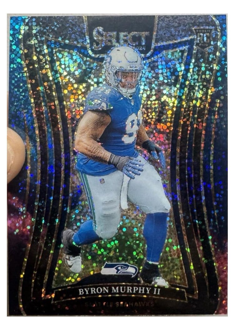 2024 Panini Select Base Set Byron Murphy II Cosmic Prizm #334 card