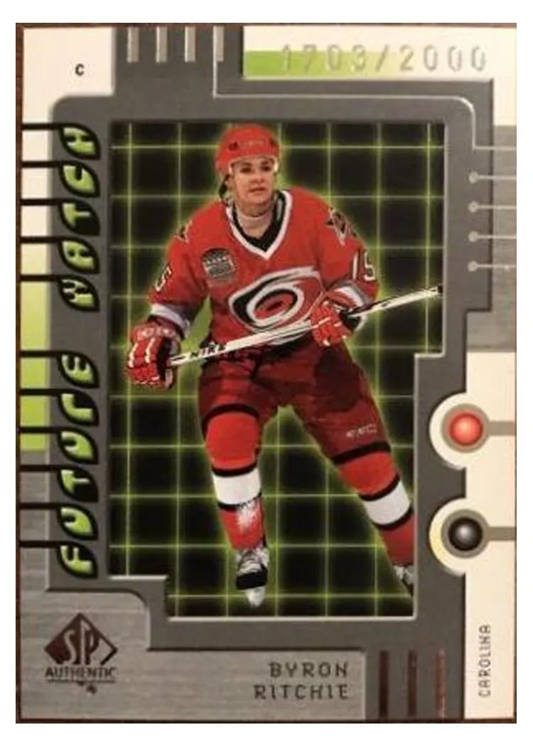 1999 SP Authentic Byron Ritchie #95 card