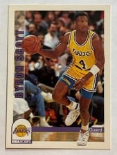 1992-93 Hoops Base Set Byron Scott #111 card