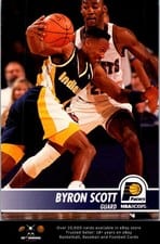1994-95 Hoops Base Set Byron Scott #87 card