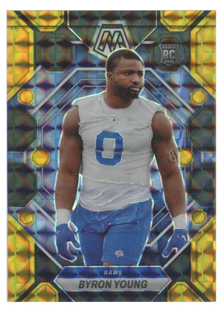 2023 Panini Mosaic Base Set Byron Young #291 card