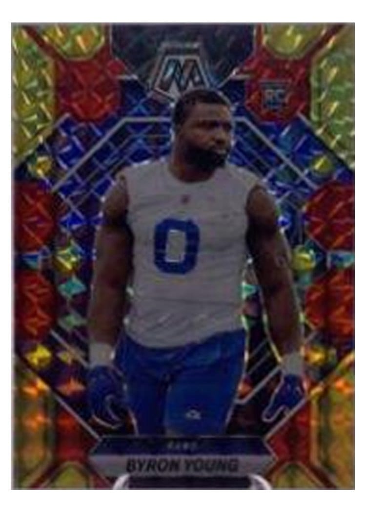 2023 Panini Mosaic Base Set Byron Young #291 card