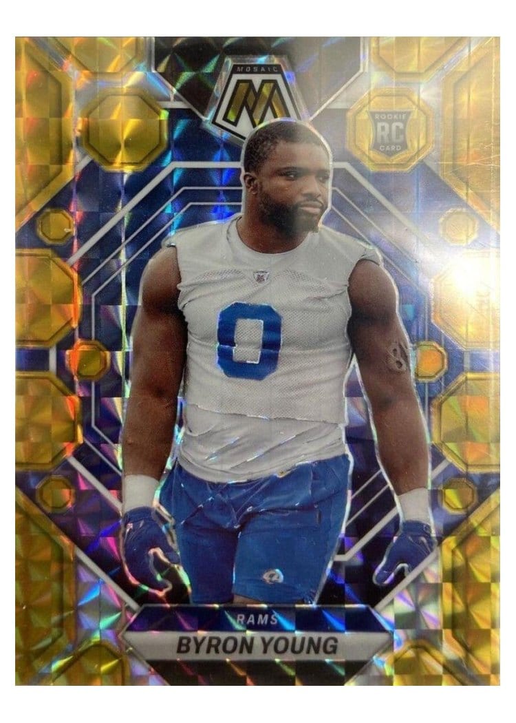 2023 Panini Mosaic Base Set Byron Young #291 card