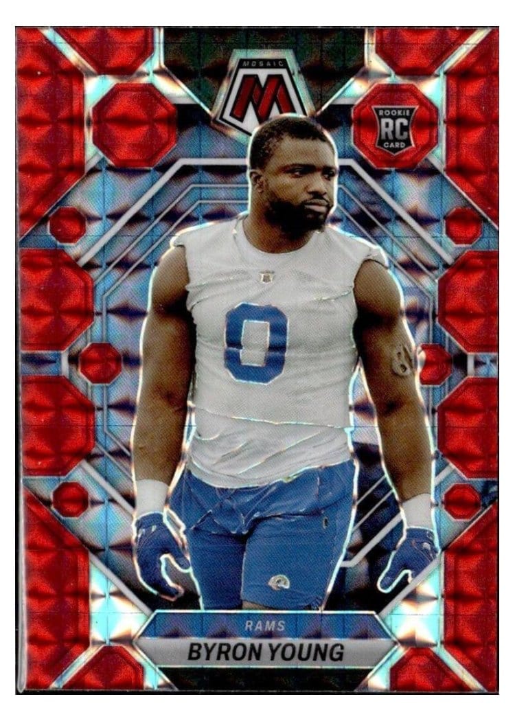 2023 Panini Mosaic Base Set Byron Young #291 card