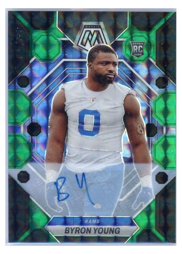 2023 Panini Mosaic Base Set Byron Young #291 card