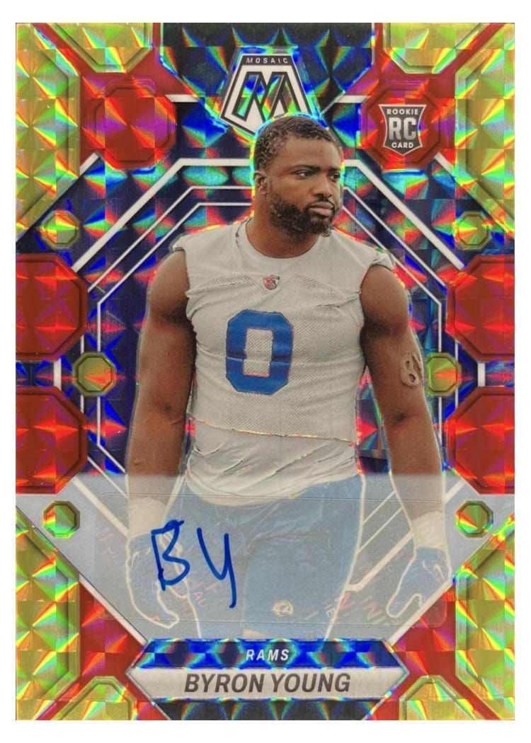 2023 Panini Mosaic Base Set Byron Young #291 card