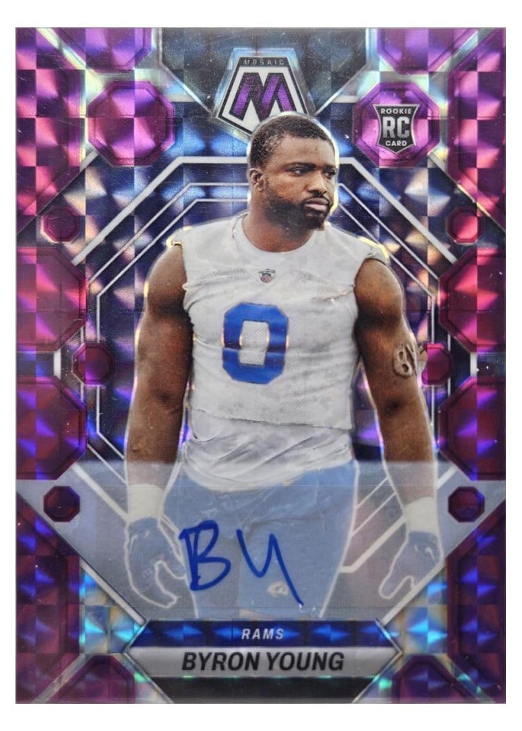 2023 Panini Mosaic Base Set Byron Young #291 card