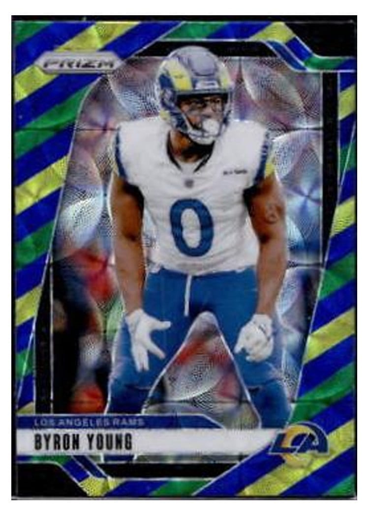 2024 Panini Prizm Base Set Byron Young Choice Blue Yellow Green #170 card