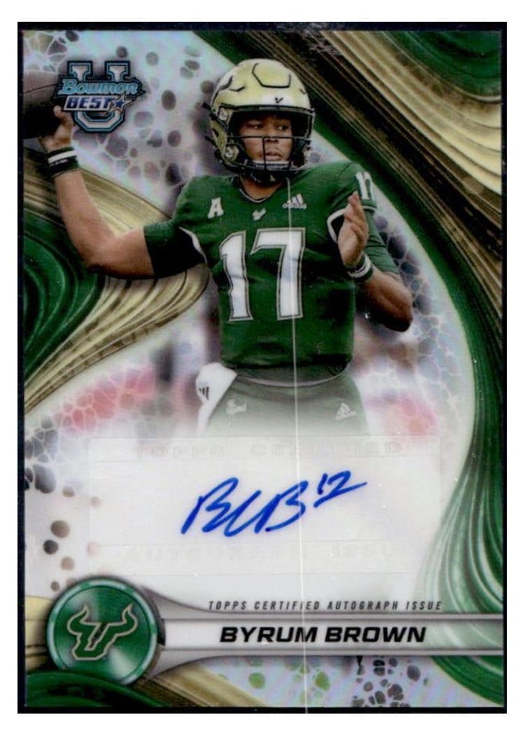 2024 Bowman University Best Best of 2024 Autographs Set Byrum Brown #BOA-BB card