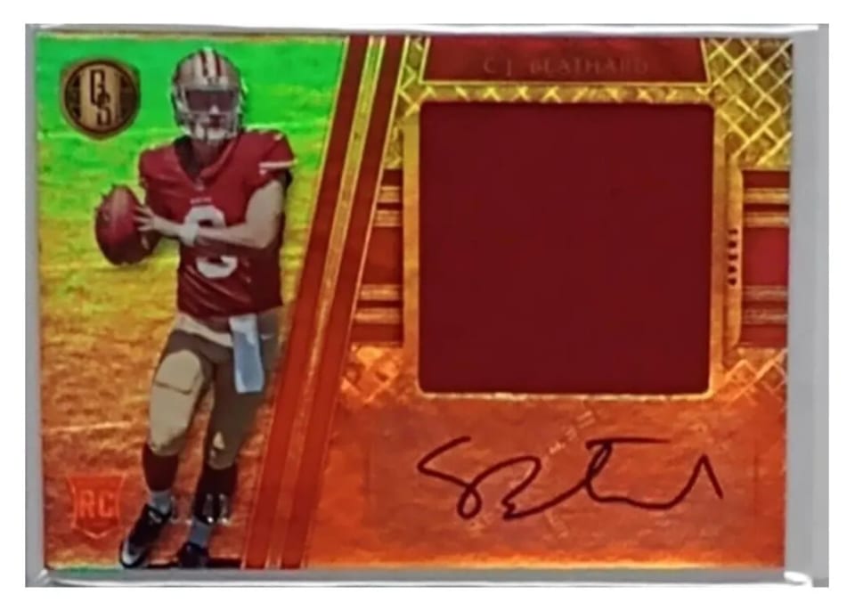 2017 Panini Gold Standard C.J. Beathard #323 card