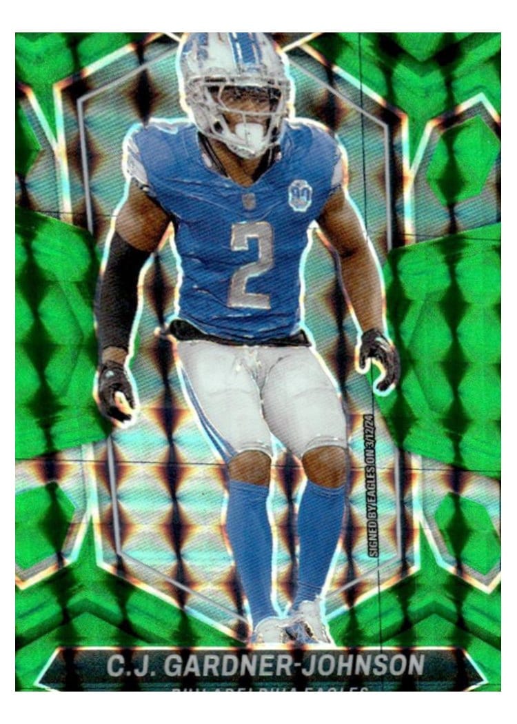 2024 Panini Mosaic Base Set C.J. Gardner-Johnson Green #181 card