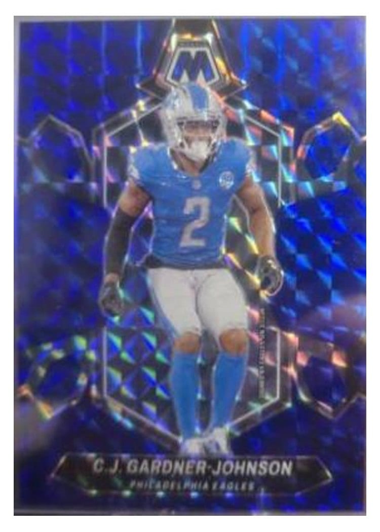 2024 Panini Mosaic Base Set C.J. Gardner-Johnson Blue #181 card