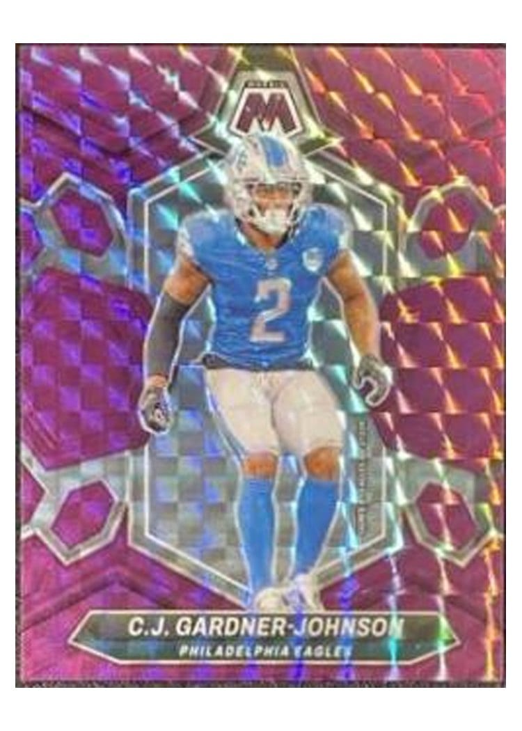 2024 Panini Mosaic Base Set C.J. Gardner-Johnson Purple #181 card