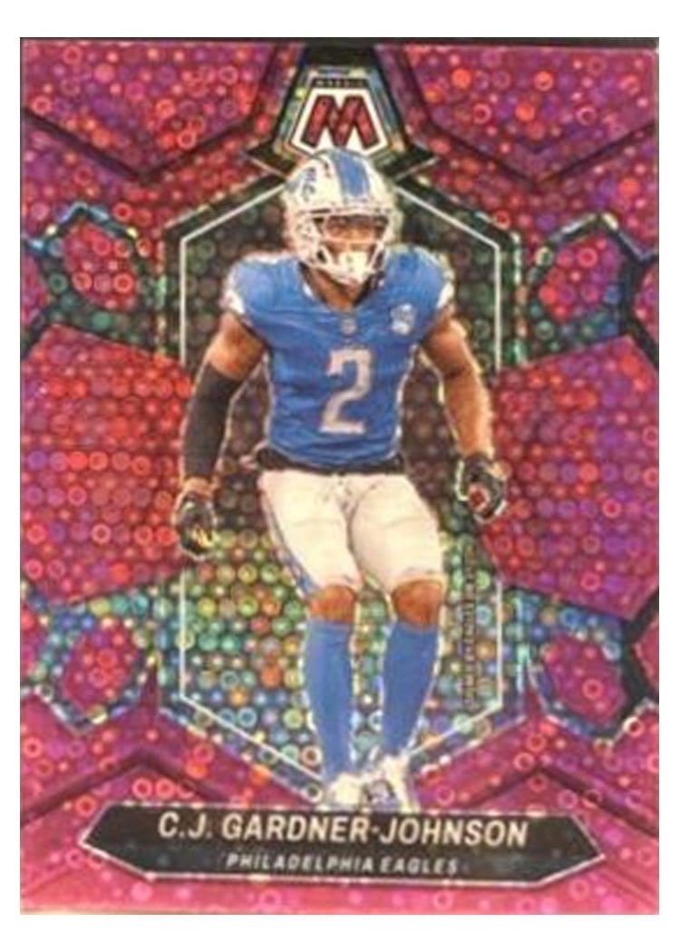 2024 Panini Mosaic Base Set C.J. Gardner-Johnson No Huddle Pink #181 card