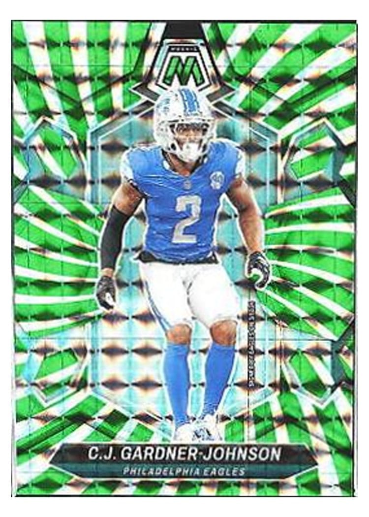 2024 Panini Mosaic Base Set C.J. Gardner-Johnson Green Swirl #181 card