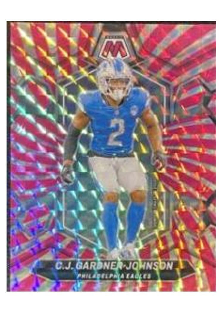 2024 Panini Mosaic Base Set C.J. Gardner-Johnson Pink Swirl #181 card