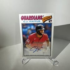 2026 Topps Heritage Real One Autographs C.J. Kayfus #ROA-CJK