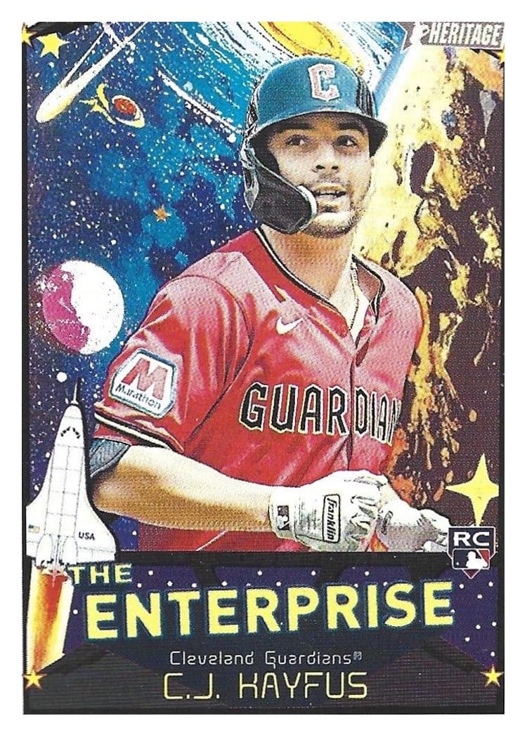2026 Topps Heritage The Enterprise C.J. Kayfus #TE-CK card