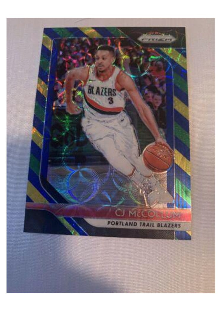 2018-19 Panini Prizm Base Set C.J. McCollum #91 card
