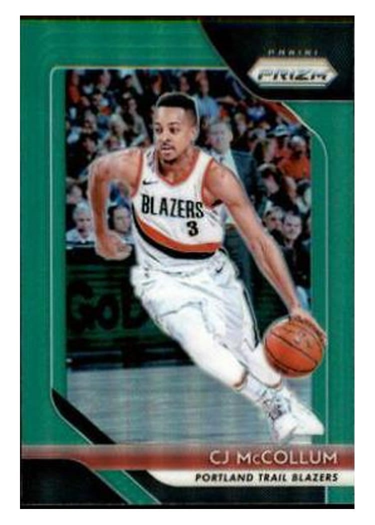 2018-19 Panini Prizm Base Set C.J. McCollum #91 card