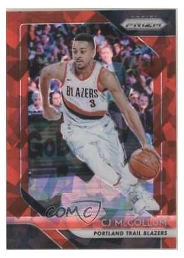2018-19 Panini Prizm Base Set C.J. McCollum #91 card