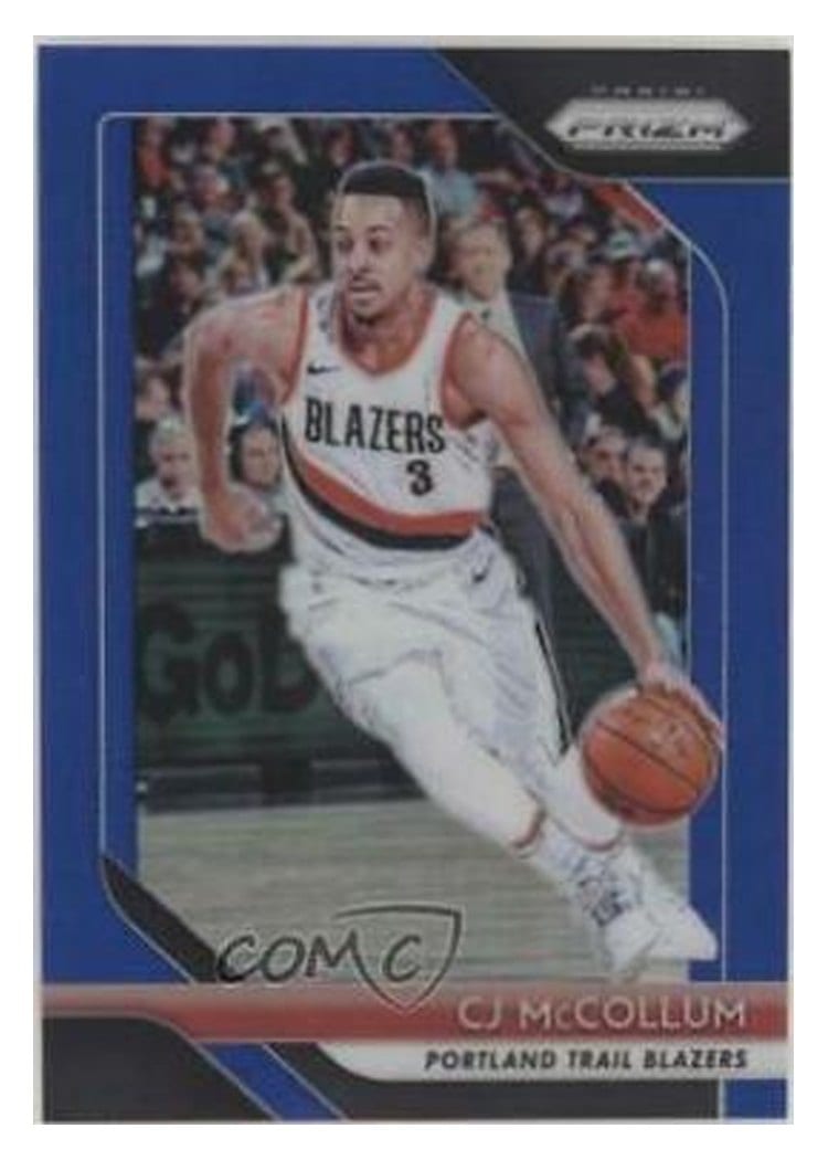2018-19 Panini Prizm Base Set C.J. McCollum #91 card