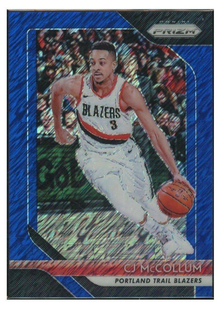 2018-19 Panini Prizm Base Set C.J. McCollum #91 card