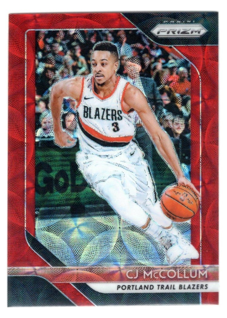 2018-19 Panini Prizm Base Set C.J. McCollum #91 card