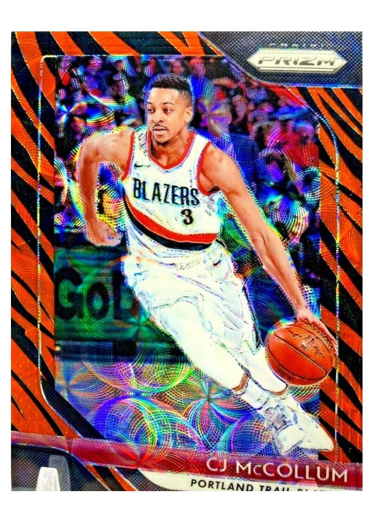 2018-19 Panini Prizm Base Set C.J. McCollum #91 card