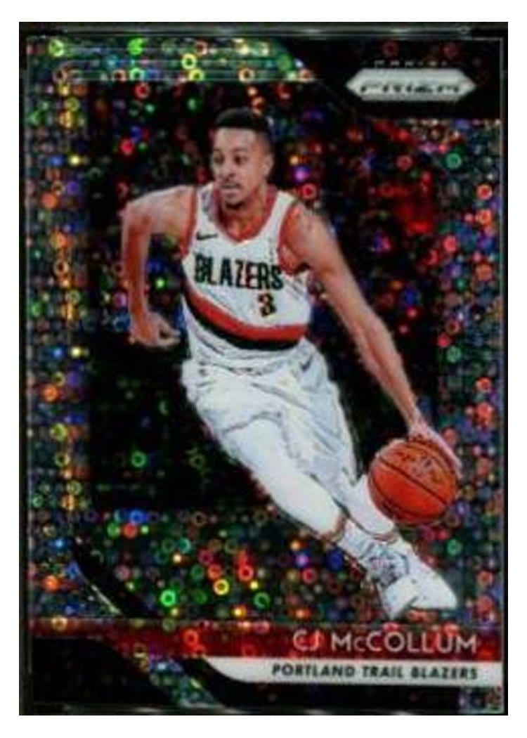 2018-19 Panini Prizm Base Set C.J. McCollum #91 card