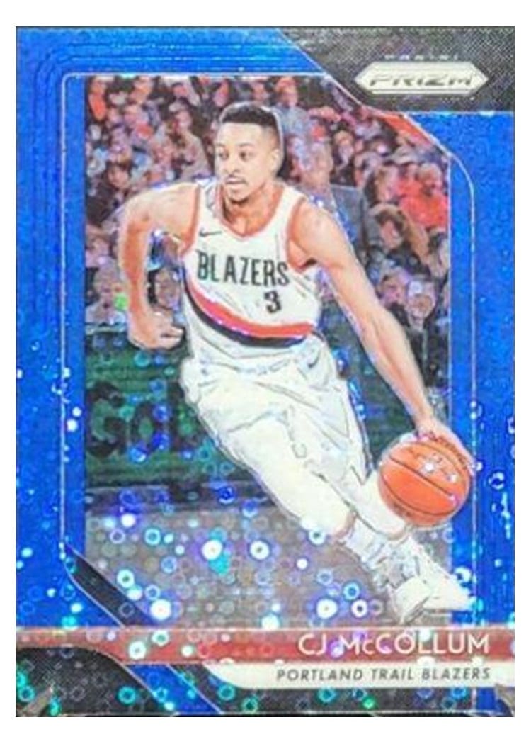 2018-19 Panini Prizm Base Set C.J. McCollum #91 card