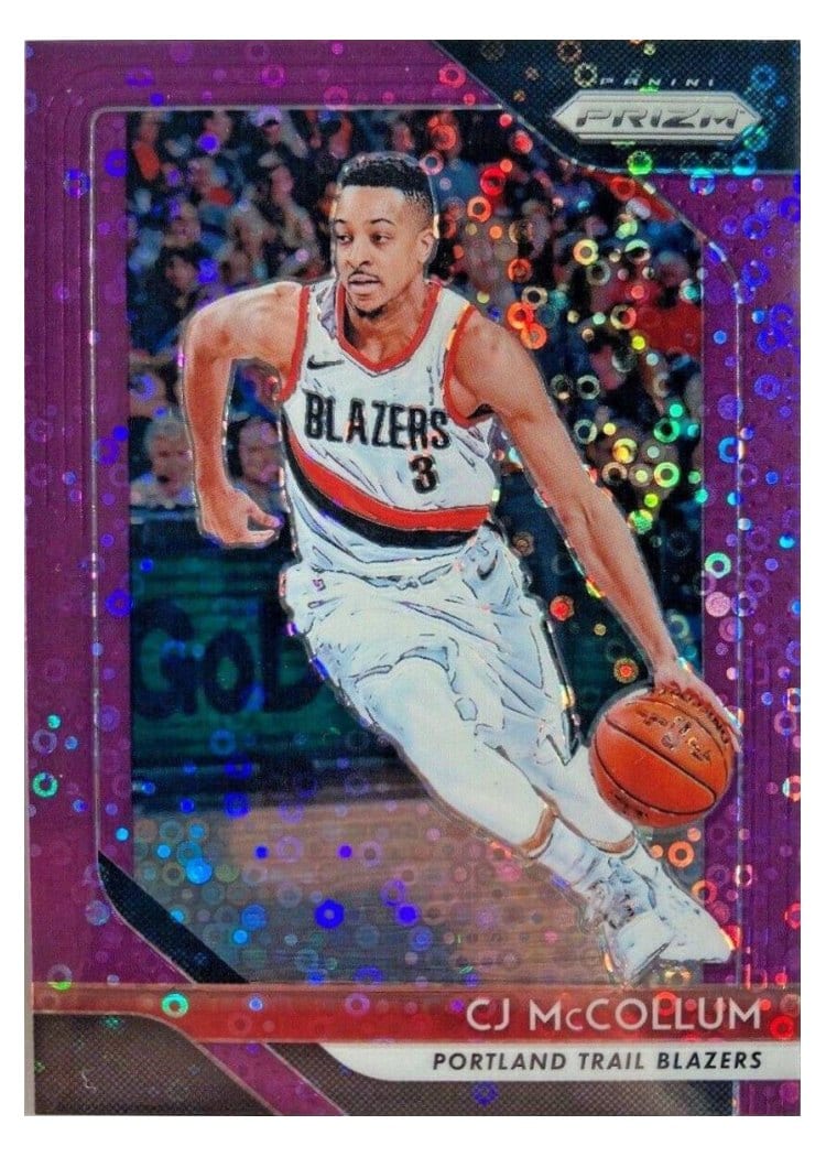 2018-19 Panini Prizm Base Set C.J. McCollum #91 card