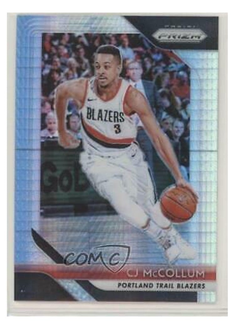 2018-19 Panini Prizm Base Set C.J. McCollum #91 card